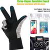 MOREOK Winter Gloves for Men/Women -10F 3M Thinsulate Warm Touch Screen Snow Ski Bicycle Bike Gloves for Driving/Cycling/Running/Hiking-Gray-XL view 4