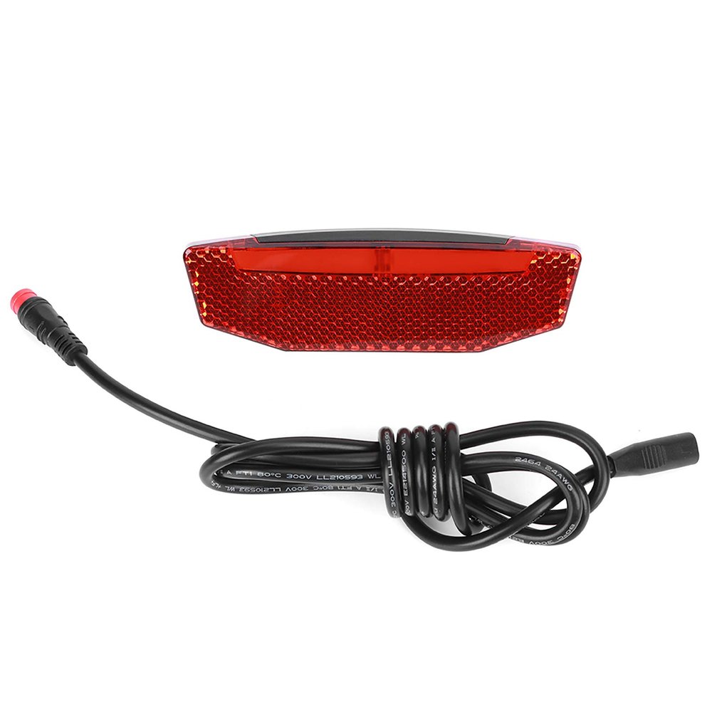 Bike Tail Light, Bright LED Warning Light Motorcycle Tail Light 6V-60V Voltage Range for Night Cycling Safety Riding Bikers Motorcyclists Commuters