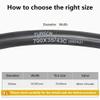 700C Heavy Duty Bike Tubes 700x35C/38C/40C/43C AV48 Schrader Valve (35/43-622) 700C Bicycle Inner Tubes Compatible with 700x35C 700x36C 700x37C 700x38C 700x40C 700x42C 700x43C Bike Tire Tubes 2-PCS view 2