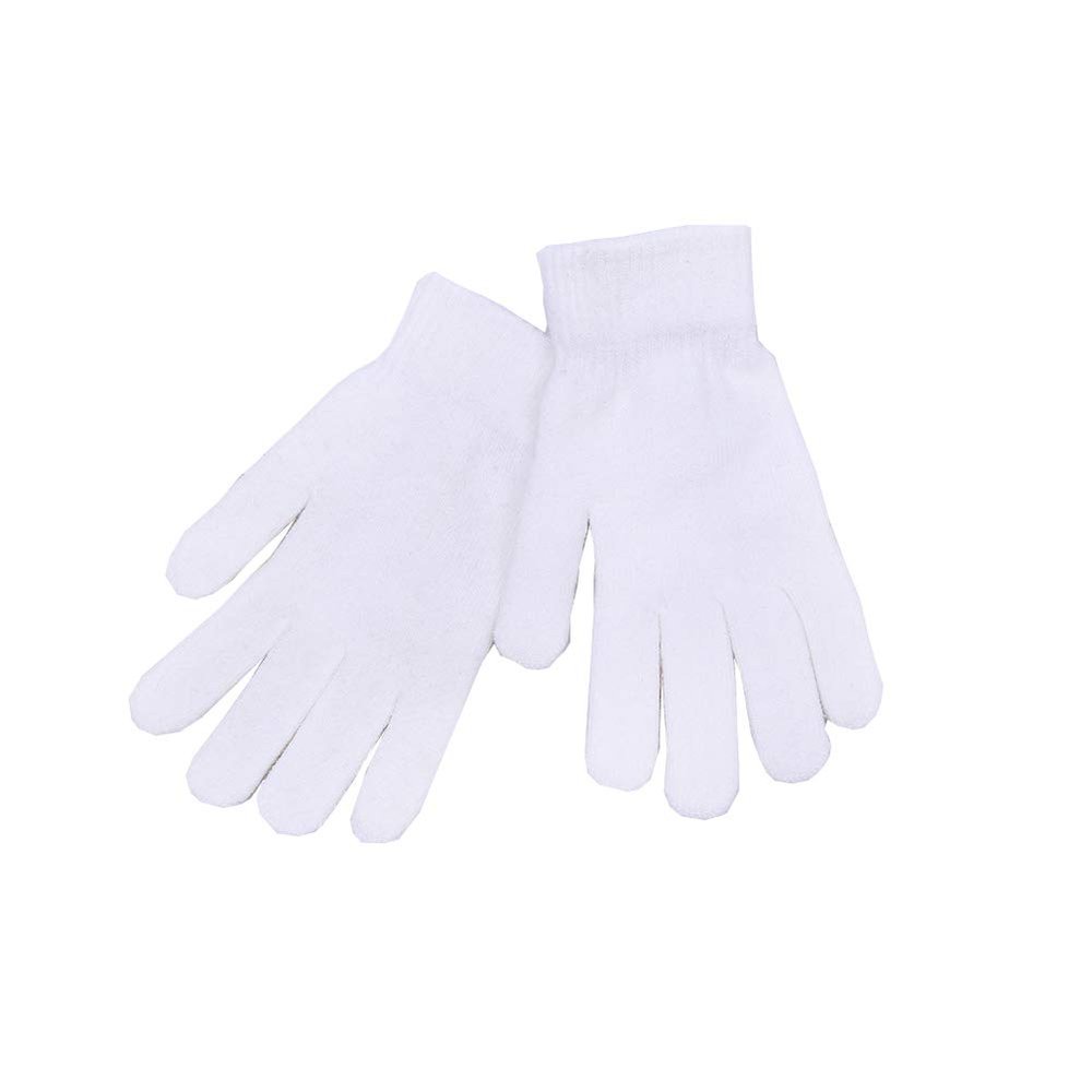Geicyjiecy Mellons Winter Magic Gloves Warm Strecty Knit Gloves For Men Women (One Size, White)
