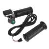 Alomejor 36V 48V Throttle Grips with LCD Electric Quantity Display Speed Switch Governing Throttle Grips(36V)