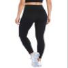 2 Piece Short Sleeve Outfits for Women Seamless Crop Tops Set for Women Workout Set(8005L-Black) view 4