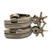 M-Royal Saddles Espuelas Charras Doradas Mill Rayas Mexican Spurs view 1