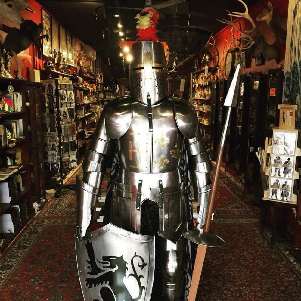 Nautical-Mart Armor Medieval Wearable Knight Crusader Full Suit Of Armor Halloween Costume