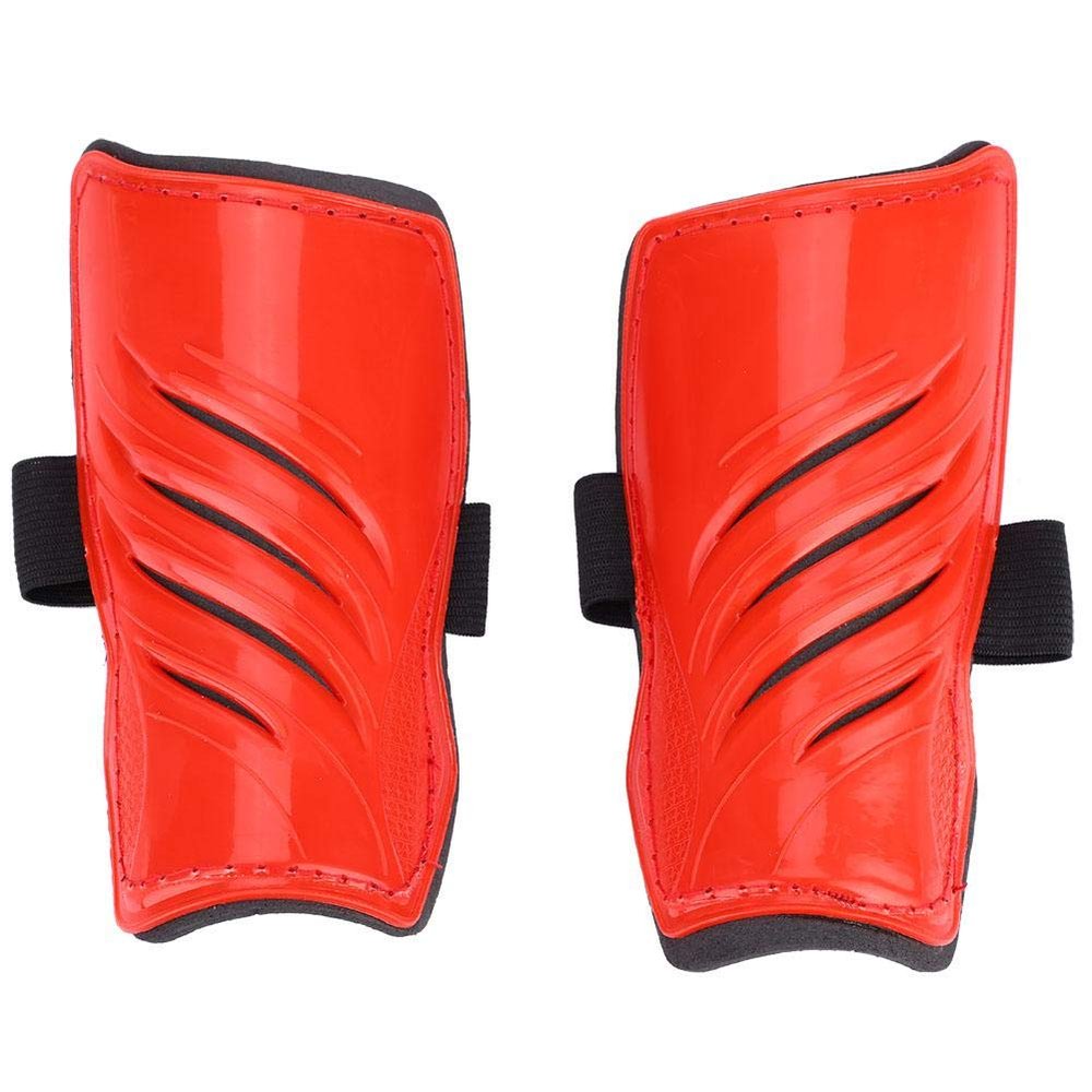 Shin Pads, Soccer Shin Guards, Lightweight 5.91 X 3.07 X 1.18Inch for Practice Soccer Players(red)