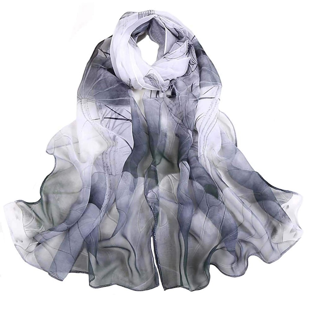 Acotavie Scarfs for Women Lightweight Fashion Scarves Print Floral Pattern Scarf Shawl Wraps (W05)