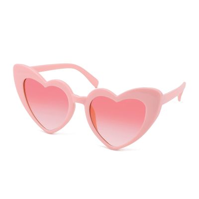 FEISEDY Heart Sunglasses for Women Fashion Heart Shaped Glasses B2421-P
