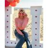 FEISEDY Heart Sunglasses for Women Fashion Heart Shaped Glasses B2421-P view 4