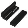 LETURE 2 Pieces Long Velvet Jewelry Chain Necklace Gift Box Set, Bracelet Storage Case, Jewellry Display Box for Wedding, Engagement,Proposal, Birthday and Anniversary (Black) view 1