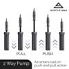 Sports Stable Exercise Ball Pump, Dual Inflation Manual Air Pump for Your Gym,Swiss, Yoga Ball, Pool Inflatables and Party Balloons view 2