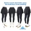 SKATING SPIRIT Padded Skating Shorts Protective Crash Pants Built-in Mash Skirt Covering Tailbone Hip Butt Pad (M) view 2