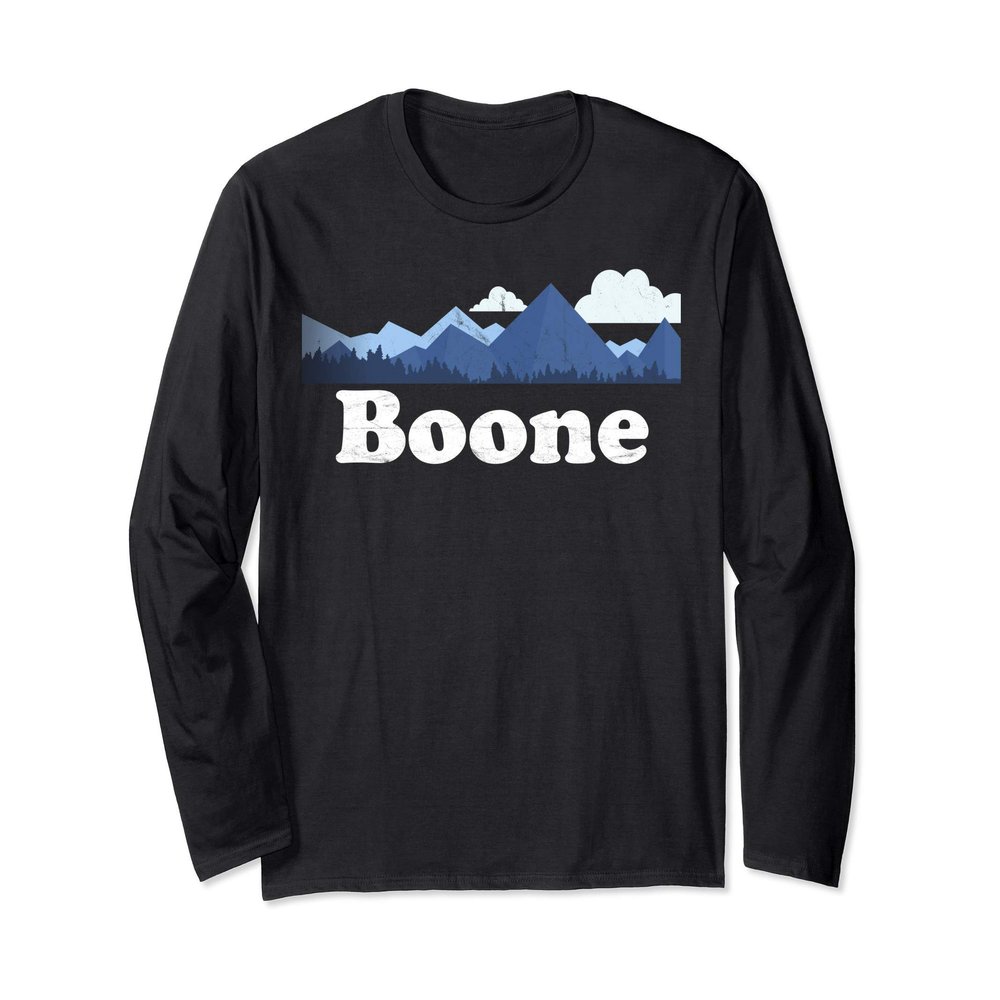 Boone North Carolina Blue Ridge Mountains NC Long Sleeve T-Shirt