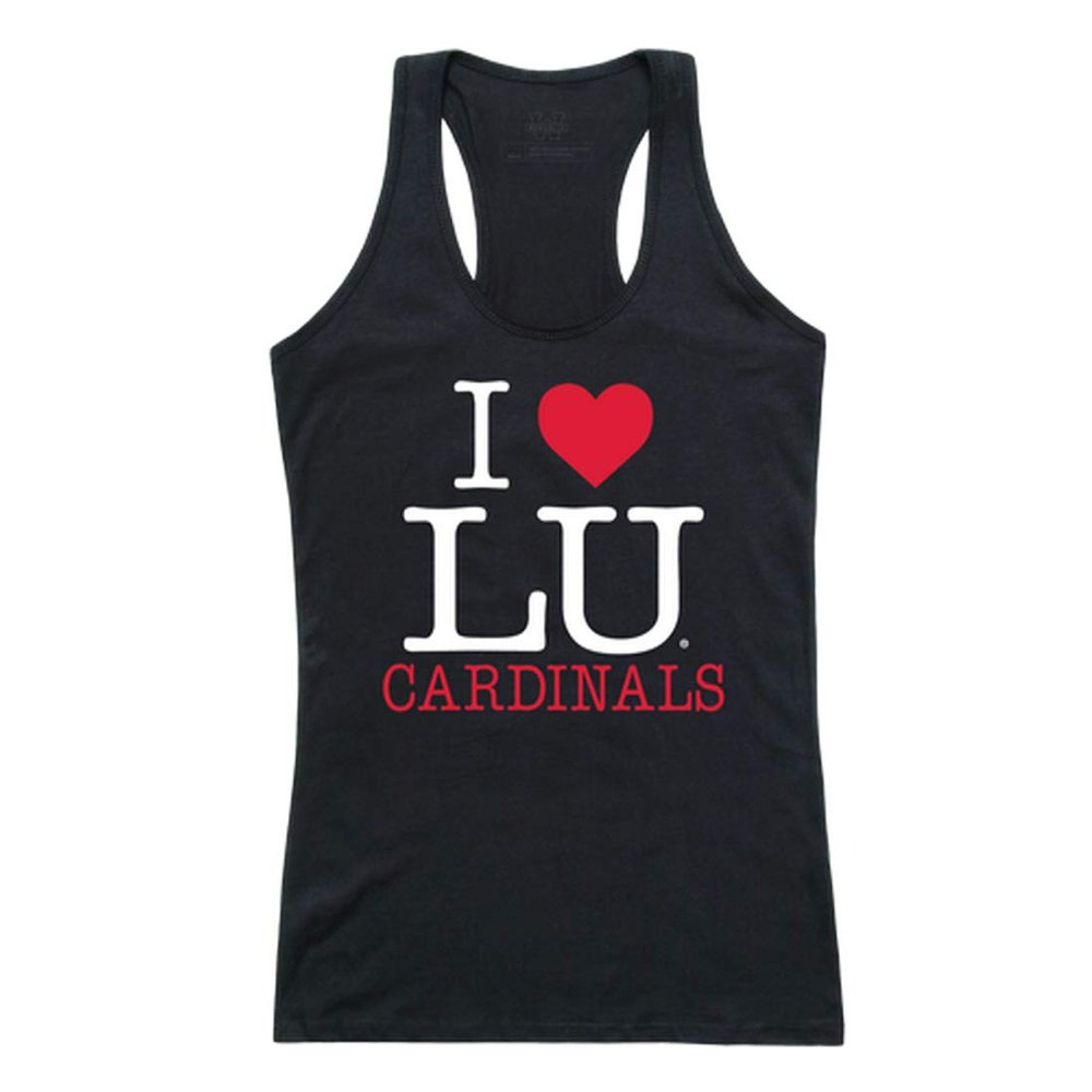 Lamar Cardinals NCAA Women's I Love Tank Top - Black, Small