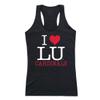 Lamar Cardinals NCAA Women's I Love Tank Top - Black, Small view 1