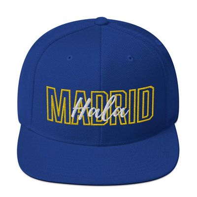 Dedbol Hala Madrid Soccer Snapback Hat Royal Blue