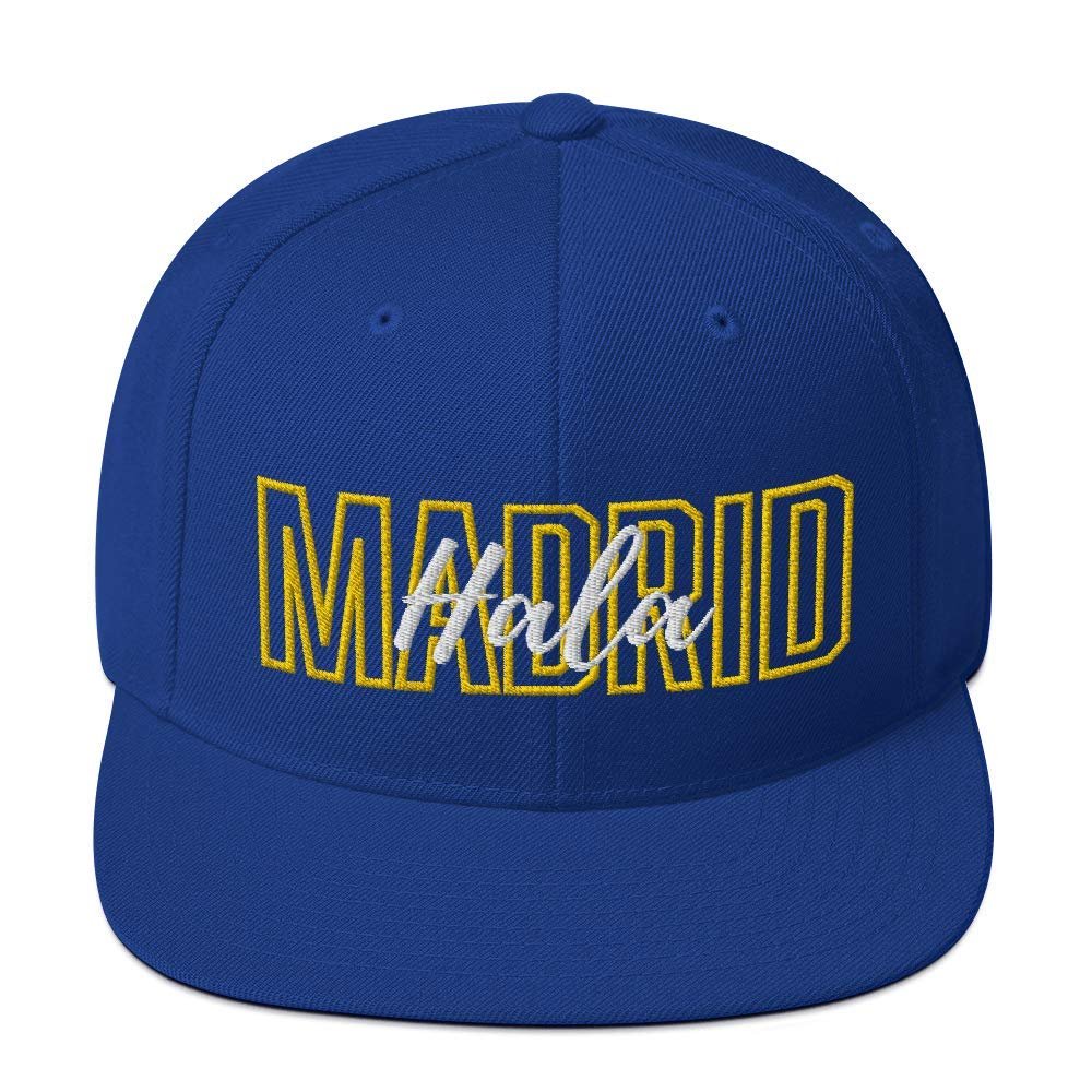 Dedbol Hala Madrid Soccer Snapback Hat Royal Blue