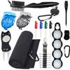 RE GOODS Golf Accessories Kit - Includes Towel, Ball Holder, Brush, Divot Repair Tool, 2 Ball Alignment Stencil, Tee Holder, Putting Marker, 4 Permanent Markers, Pencil view 1