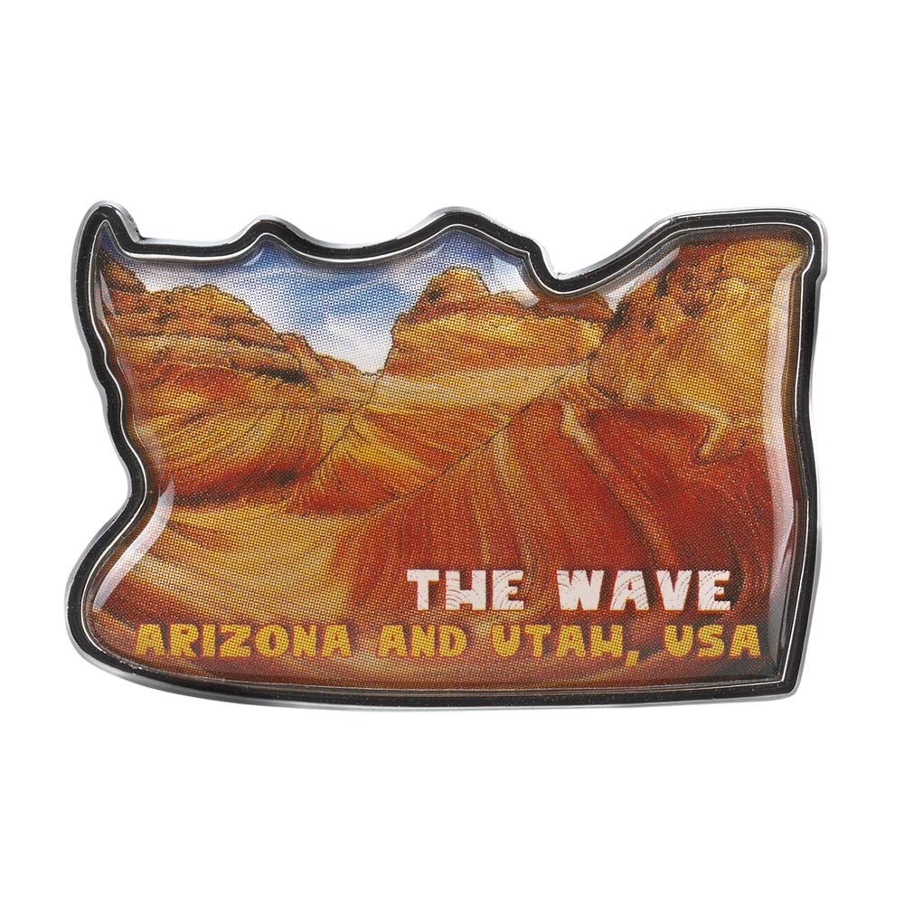 Collectible Novelty Pin for Backpack, Scarf - Made From Jeweler Class Metal - Spartan and the Green Egg Explorer Pin Series: The Wave - Arizona and Utah, USA (314)