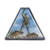 Collectible Novelty Pin for Backpack, Scarf - Made From Jeweler Class Metal - Spartan and the Green Egg Explorer Pin Series: The Colossus of Rhodes, Greece (461) view 1