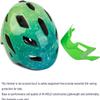 Kids Helmet, SIFVO Kids Bike Helmet Boys and Girls Children Bicycle Helmet with Cool Visor Helmet for Kids 5-14, Youth Bike Helmet Adjustable & Lightweight 50-57cm (Green) view 3