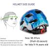 Kids Helmet, SIFVO Kids Bike Helmet Boys and Girls Children Bicycle Helmet with Cool Visor Helmet for Kids 5-14, Youth Bike Helmet Adjustable & Lightweight 50-57cm (Navy Blue) view 4