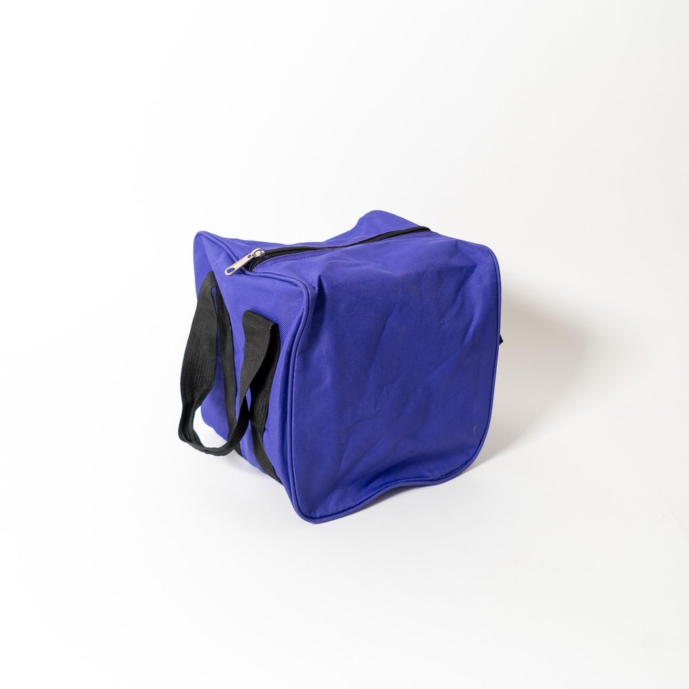 BuyBocceBalls New Listing Listing - Premium Quality - Extra Heavy Duty Nylon Bocce Bag - Purple with Black Handles