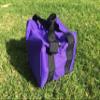BuyBocceBalls New Listing Listing - Premium Quality - Extra Heavy Duty Nylon Bocce Bag - Purple with Black Handles view 2