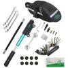 CHUMXINY Bike Repair Kit Contains 16-in-1 Tool, 120Psi Mini Bicycle Pump, Tire Patch, Used for Mountain/Road Bike.(Blue) view 1