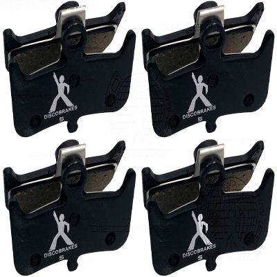 DiscoBrakes 4 Pairs Pads for Hayes Dominion Disc Brake, Semi-Metallic, MTB DH XC
