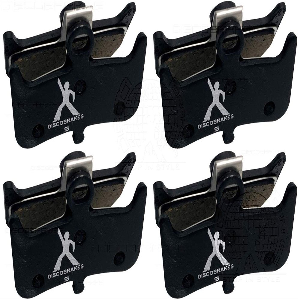DiscoBrakes 4 Pairs Pads for Hayes Dominion Disc Brake, Semi-Metallic, MTB DH XC