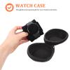 Baluue Travel Watch Case, Single Watch Box Zipper, EVA Storage Box Round Wristwatches, Single Organizer Showcase for Mens view 3