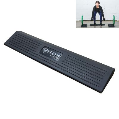 TSTS Fitness Squat Wedge for Heel Elevated Squat and Calf Raise Platform, Barbell Full Squat Block Heel Lift Wedge Solid Rubber Squat Ramp Boards for Calf, Ankle and Foot Stretching