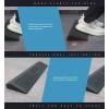 TSTS Fitness Squat Wedge for Heel Elevated Squat and Calf Raise Platform, Barbell Full Squat Block Heel Lift Wedge Solid Rubber Squat Ramp Boards for Calf, Ankle and Foot Stretching view 3