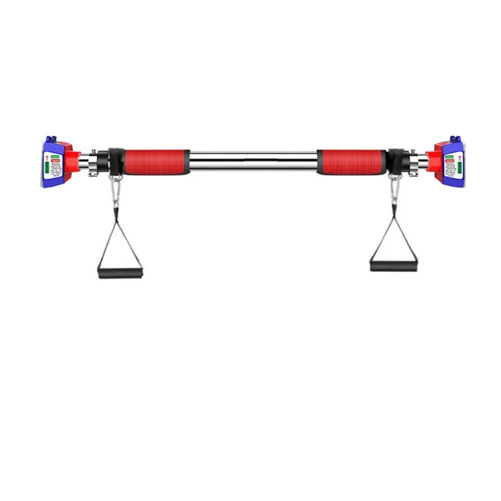 Pull-Up Bars AGYH Doorway Horizontal Bar, Retractable Stainless Steel Chin Up Bar, Anti-Loosing, Non-Slip, Safe and Stable Fitness Bar, Free Drilling Installation, 63-176CM (Size : 108-140cm)