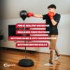 Champs MMA Punching Bag for Kids with Stand | Freestanding Reflex Bag Dummy | Adjustable Height Punch Bag Stand with Gloves  Exercise Equipment for Agility, Hand-Eye Coordination Workout Kit view 3