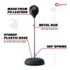 Champs MMA Punching Bag for Kids with Stand | Freestanding Reflex Bag Dummy | Adjustable Height Punch Bag Stand with Gloves  Exercise Equipment for Agility, Hand-Eye Coordination Workout Kit view 4