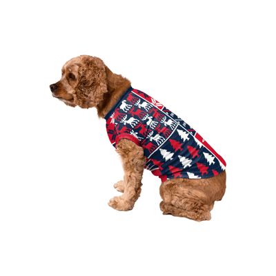 FOCO New England Patriots NFL Busy Block Dog Sweater - XS, NFL-BUSYBLOCK-PAJAMA