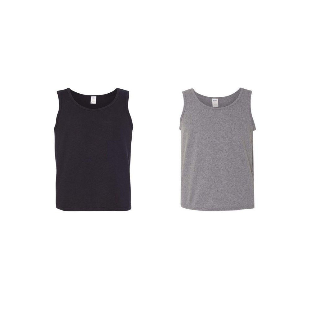 Gildan Men's Tank Top 5.3 oz 2 Pack
