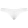 Aislor Women's Sexy Underwear See Through Mesh Artificial Pearls G-String Knickers Briefs Lingerie White One Size view 2