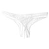 Aislor Women's Sexy Underwear See Through Mesh Artificial Pearls G-String Knickers Briefs Lingerie White One Size view 4