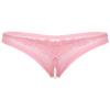 Aislor Women's Sexy Underwear See Through Mesh Artificial Pearls G-String Knickers Briefs Lingerie Pink One Size view 1