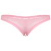 Aislor Women's Sexy Underwear See Through Mesh Artificial Pearls G-String Knickers Briefs Lingerie Pink One Size view 2