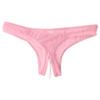 Aislor Women's Sexy Underwear See Through Mesh Artificial Pearls G-String Knickers Briefs Lingerie Pink One Size view 4