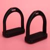 1 Pair Horse Stirrups, High Strength Plastic Horse Riding Stirrups with Non-Slip Rubber Pad Horse Tool view 3