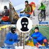 3 Hole Winter Knitted Mask, Outdoor Sports Full Face Cover Ski Mask Warm Knit Balaclava for Adult Black view 4