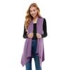 Azules Sleeveless Cardigan Vest for Women  Soft Lightweight Open Front Long Cardigan, Flowy Casual Layer for Any Season Small Silver Sand view 2
