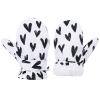 Lined Fleece Toddler Mittens Kids Winter Warm Gloves Child Ski Gloves Waterproof Snow Baby Mitten for Boys Girls White Love L view 1