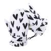Lined Fleece Toddler Mittens Kids Winter Warm Gloves Child Ski Gloves Waterproof Snow Baby Mitten for Boys Girls White Love L view 2
