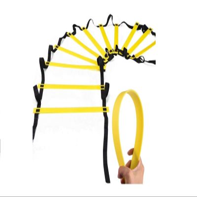 Greneric txmachine Agility Ladders 65.6ft/30rungs Speed Ladder Training Ladder for Soccer Speed Football Fitness Feet Training with Carry Bag (Yellow)