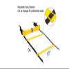 Greneric txmachine Agility Ladders 65.6ft/30rungs Speed Ladder Training Ladder for Soccer Speed Football Fitness Feet Training with Carry Bag (Yellow) view 4